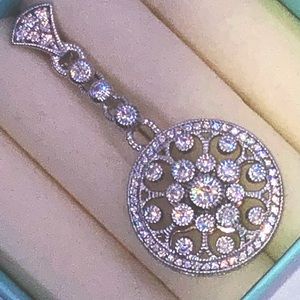 JUDITH RIPKA GORGEOUS DIAMONIQUE “LACEY” PENDANT